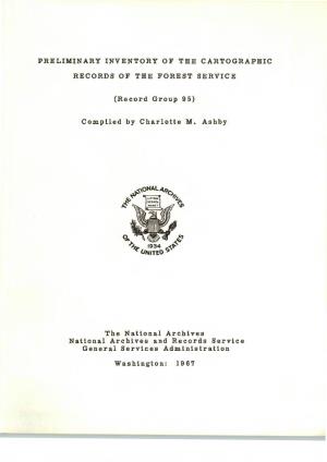 Cartographic Records of the Forest Service