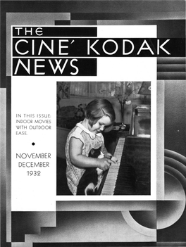 The Cine-Kodak News; Vol. 8, No 11; Nov