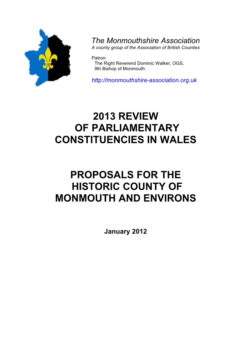 Our Proposals for Constituencies in the 2013 Review