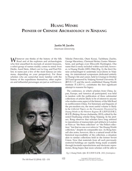 Huang Wenbi: Pioneer of Chinese Archaeology in Xinjiang