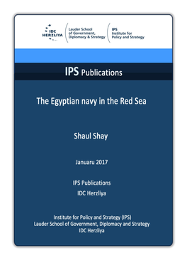 Egyptian Navy in Red Sea Is to Prevent Arms and Drug Smugglings Into Egyptian Territory