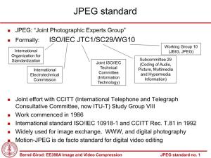 JPEG Standard