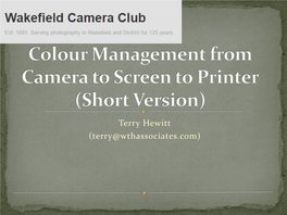 Intro to Color Management Part 1