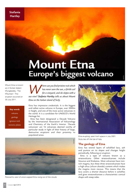Mount Etna Europe’S Biggest Volcano Gnuckx