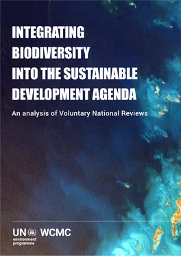 Integrating Biodiversity Into the Sustainable Development Agenda: an Analysis of Voluntary National Reviews