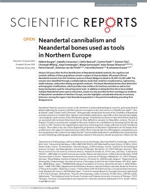 Neandertal Cannibalism and Neandertal Bones Used As Tools In