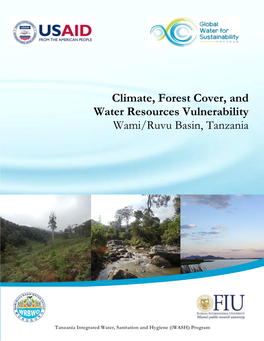 Climate, Forest Cover and Water Resources Vulnerability in The