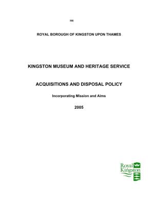 Kingston Museum and Heritage Service