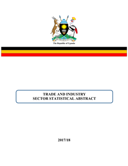 2017/18 Trade and Industry Sector Statistical Abstract