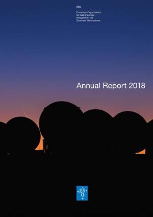 ESO Annual Report 2018 Posals to ALMA Every Year