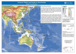 Tectonic Plates and Faults in Asia-Pacific OCHA Issuedn:O 4Rt Jha Anmuearriyc A2n0 1P0late Regional Office for Asia-Pacific
