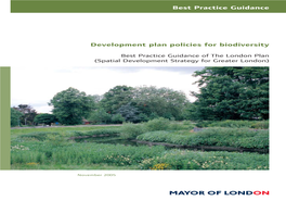 Development Plan Policies for Biodiversity: Best Practice