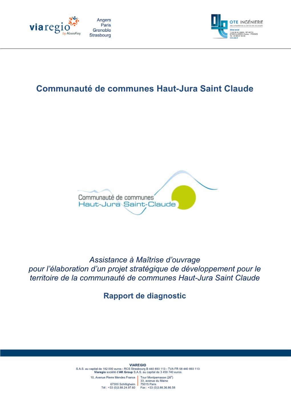 Territoire De La Communauté De Communes Haut-Jura Saint Claude