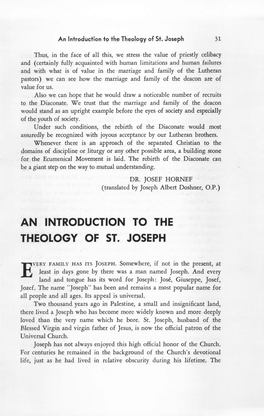 An Introduction to the Theology of St. Joseph 33