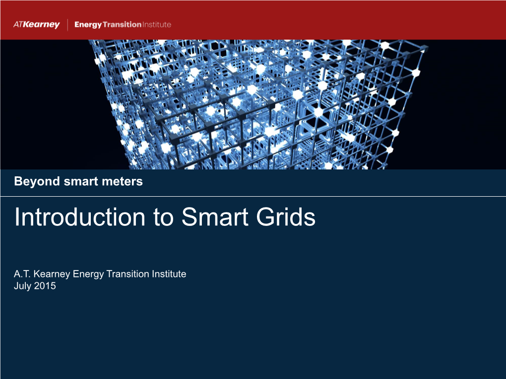 Introduction to Smart Grids