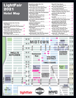 Lightfair 2021 Hotel Map V1 JJ.Indd