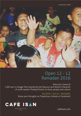 Open 12 - 12 Ramadan 2016