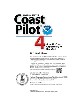 Atlantic Coast: Cape Henry to Key West 2011 (43Rd) Edition