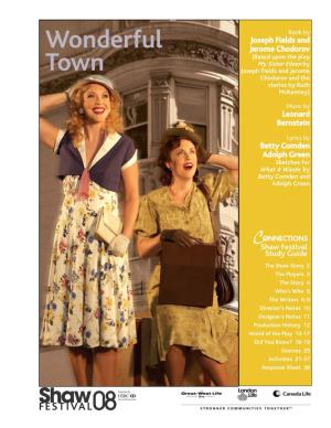 Wonderful Town Is Recommended for Violet……………………………….DEBORAH HAY Students in Grades 5 Mrs Wade…………………………...GABRIELLE JONES and Higher
