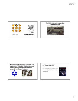 The Plight of Israel Lesson 2