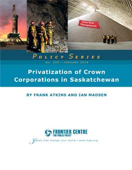 Privatization of Crown Corporations in Saskatchewan