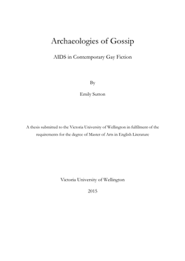 Archaeologies of Gossip