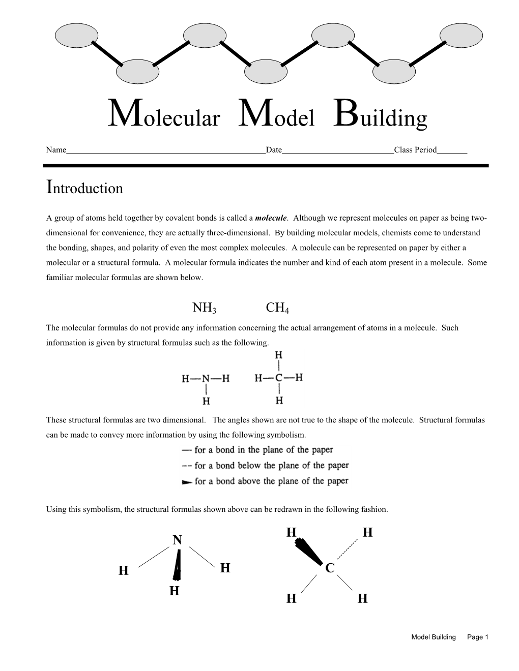 Molecular Model Building