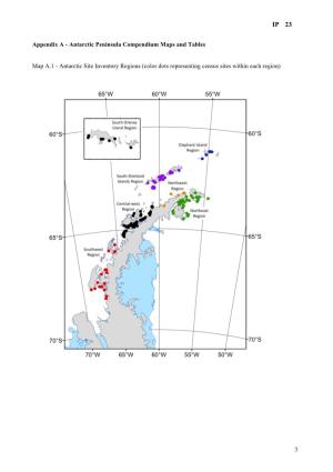 Antarctic Peninsula Compendium Maps and Tables Map