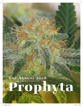 The Annual 2018 Journal for Breeders and Producers of Plant Material