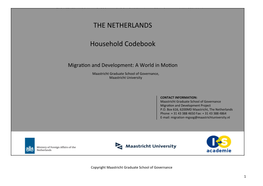 Household$Codebook THE$NETHERLANDS