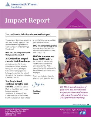 Impact Report 2019 Impact Report