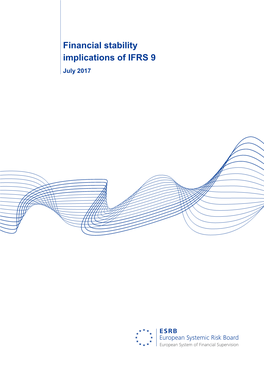 ESRB Report, Financial Stability Implications of IFRS 9