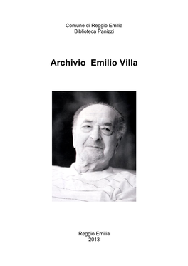 Emilio Villa