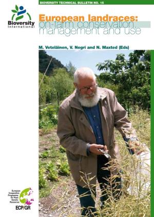 European Landraces On-Farm Conservation, Management And