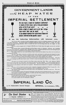 I Imperial Land Co