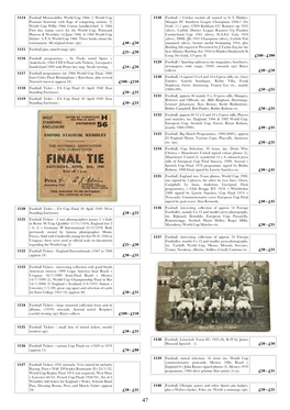 1114 Football Memorabilia: World Cup 1966: 1) World Cup Pennant