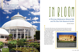 A Thriving Collaboration Between Taft and the New York Botanical Garden