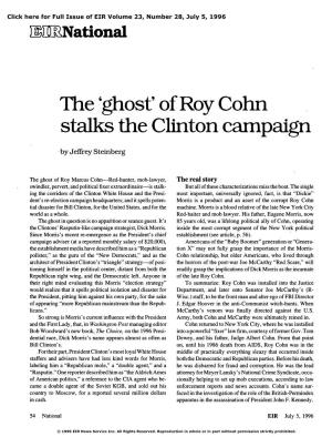 The 'Ghost' of Roy Cohn Stalks the Clinton Campaign