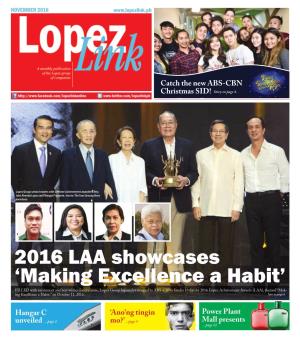 Lopezlink November 2016