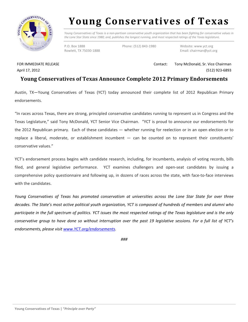 Young Conservatives of Texas