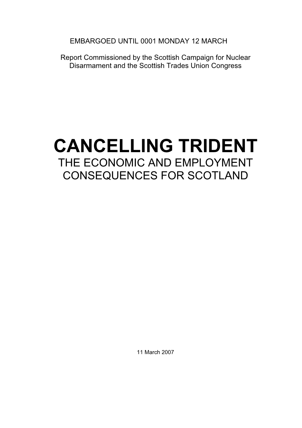 STUC-CND Trident Report