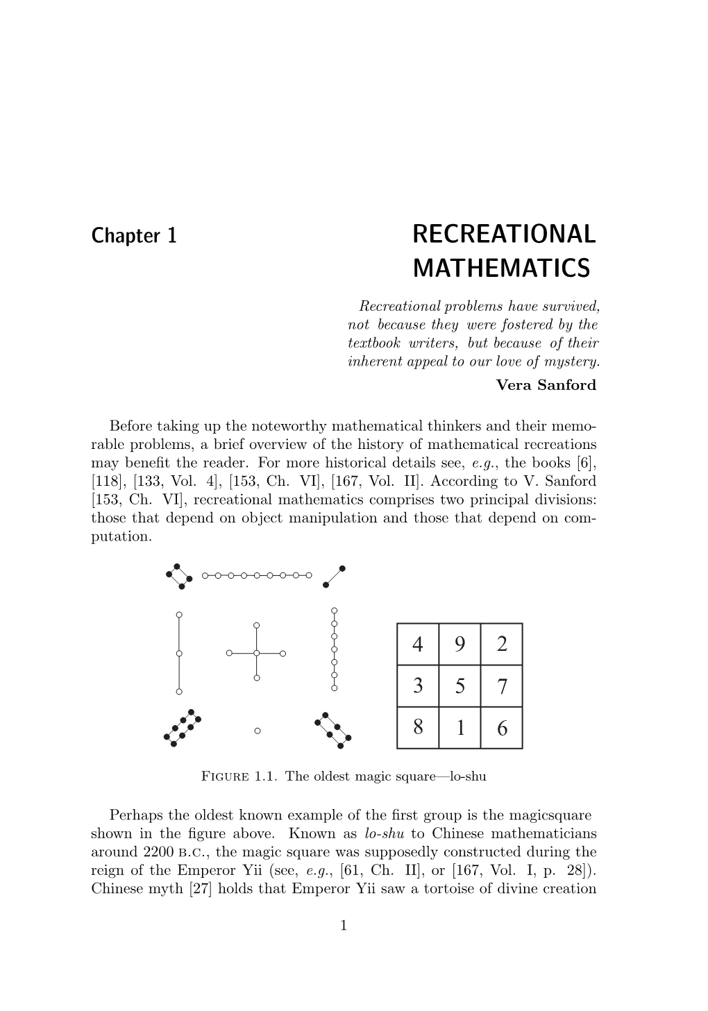 Recreational Mathematics