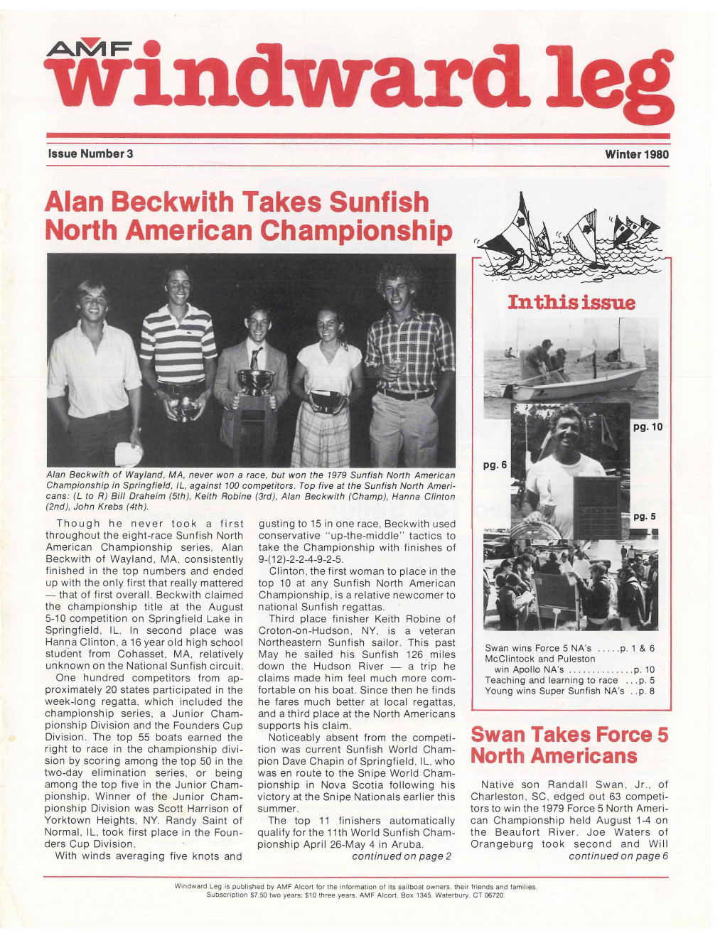 Alan Beckwith Takes Sunfish North American Championship
