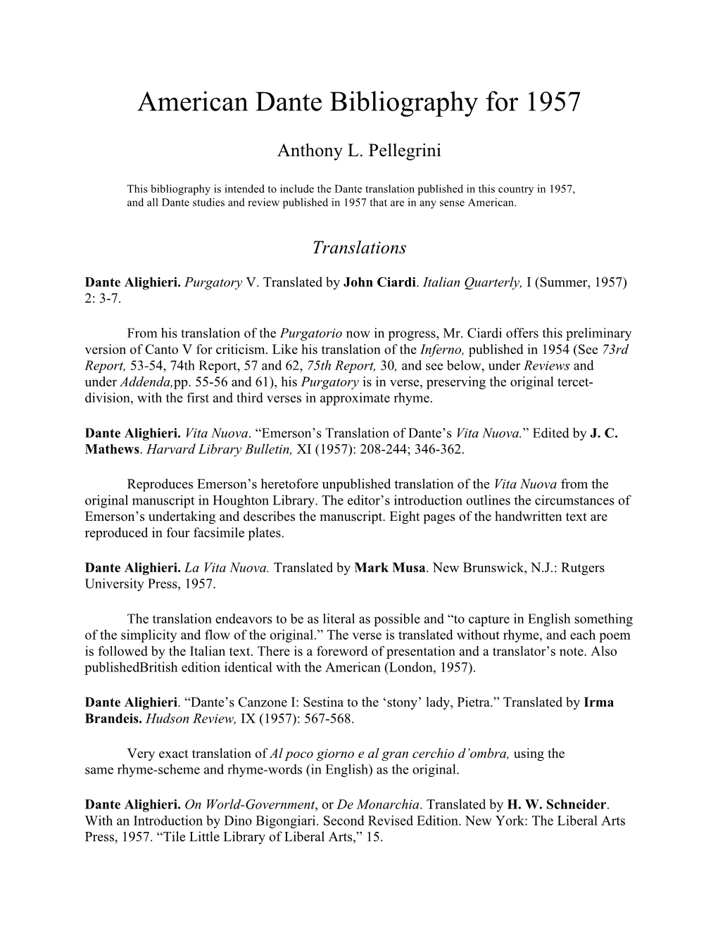 American Dante Bibliography for 1957.Pdf