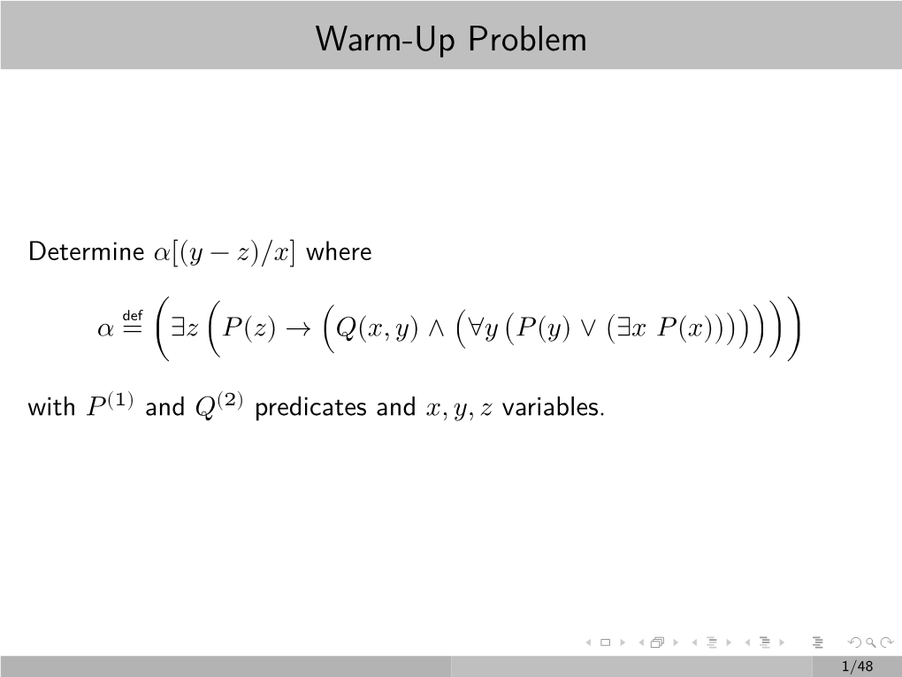 Predicate Logic: Semantics, Interpretations and Environments