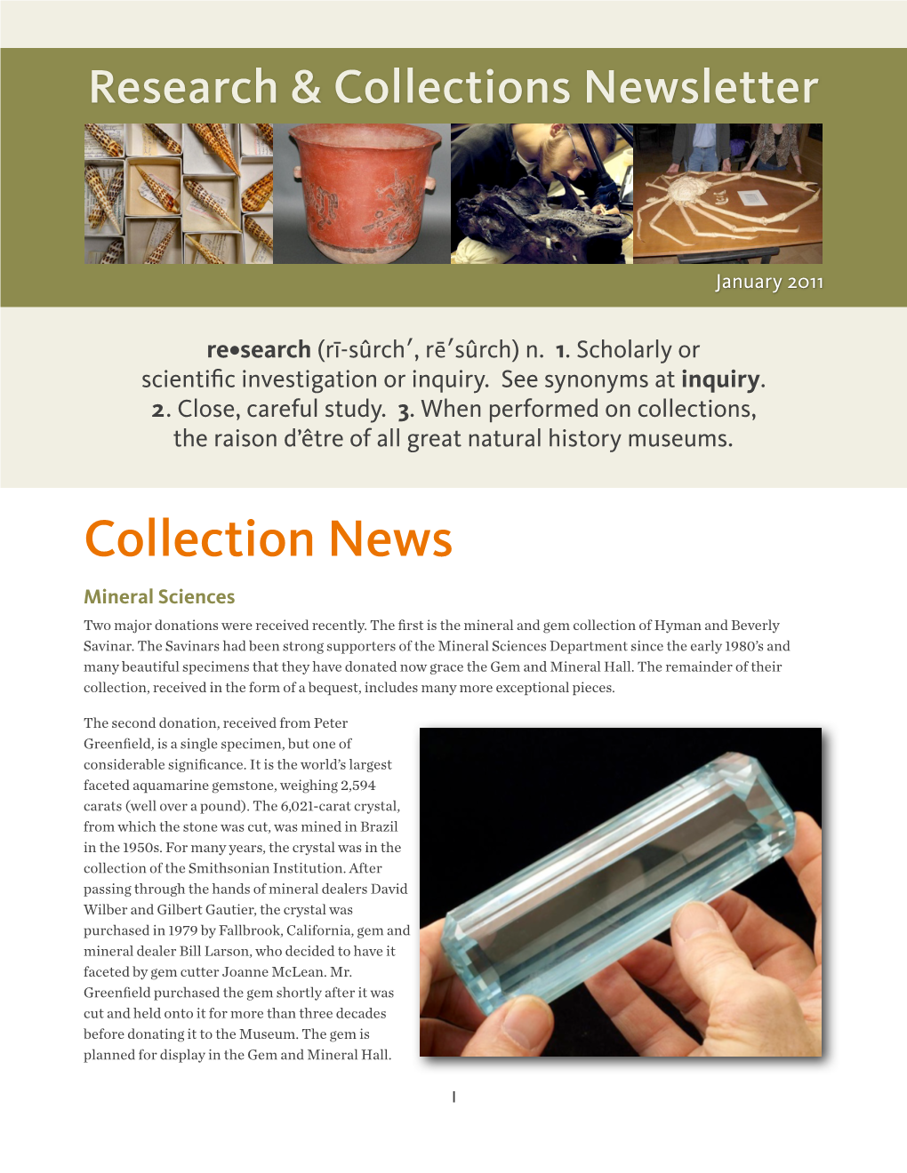 2011-01 R&C Newsletter