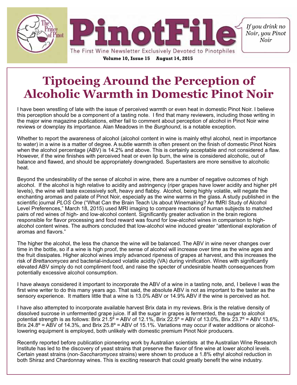 Pinotfile Vol 10 Issue 15