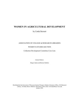 Feminist Theory and Development Practice