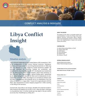 Libya Conflict Insight | Feb 2018 | Vol