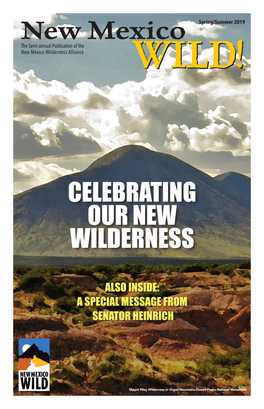 Spring/Summer 2019 the Semi-Annual Publication of the New Mexico Wilderness Alliance WILD!